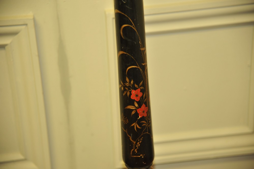 Pair of Antique Chinoiserie Standard Lamps View II