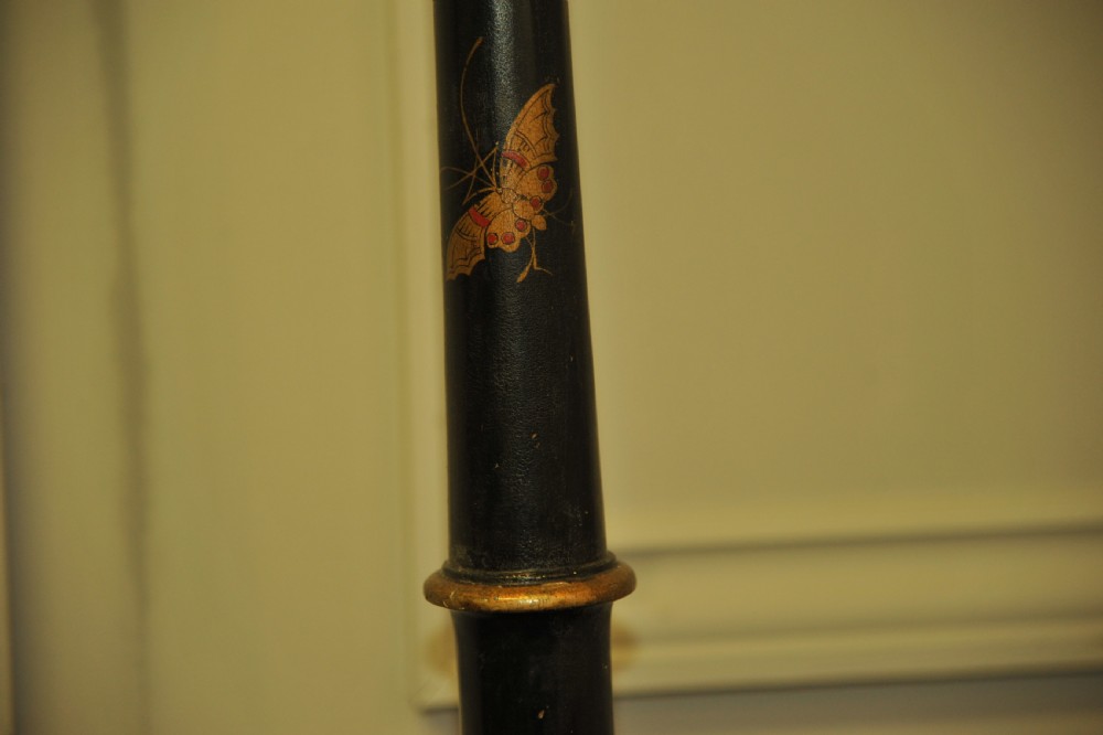 Pair of Antique Chinoiserie Standard Lamps View III