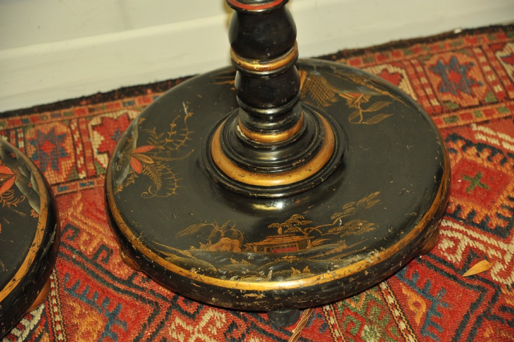 Pair of Antique Chinoiserie Standard Lamps View VI