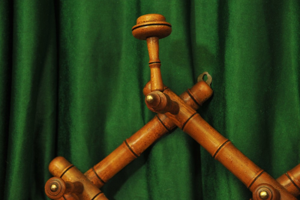 A Vintage French Faux Bamboo Coat Rack View VIII