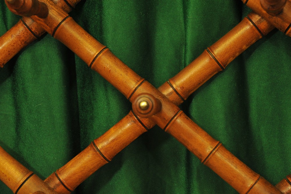 A Vintage French Faux Bamboo Coat Rack View IX