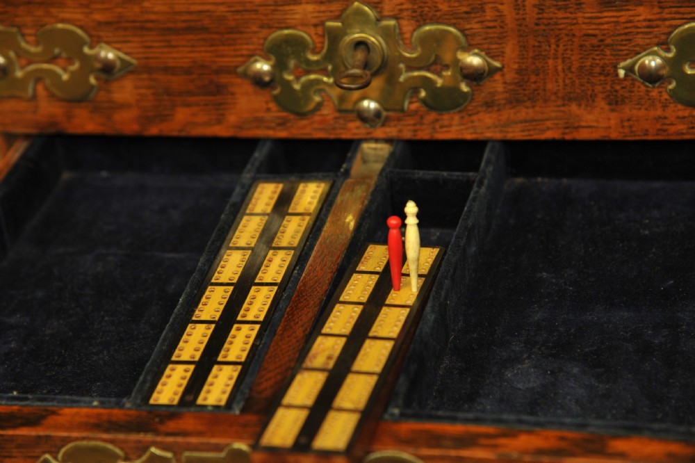 An Antique Oak Tantalus Games Compendium View XIV