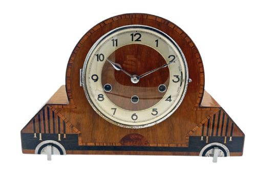 Exquisite Art Deco Musical Double Chime Mantel Clock – ca1920