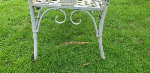 PAIR FRENCH CONSERVATORY BENCHES - ADDITIONAL PHOTO 5
