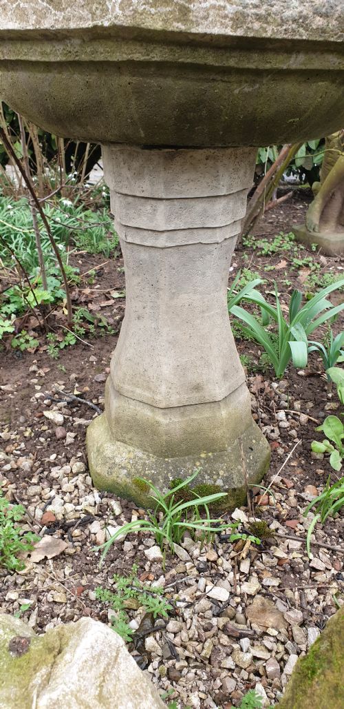 STONE GARDEN BIRD BATH - ADDITIONAL PHOTO 1