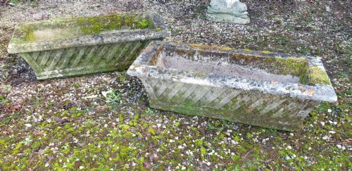 GOOD PAIR GARDEN TROUGHS - ADDITIONAL PHOTO 1
