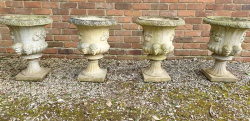 SET FOUR GARDEN CAMPANA PLANTERS - ADDITIONAL PHOTO 1