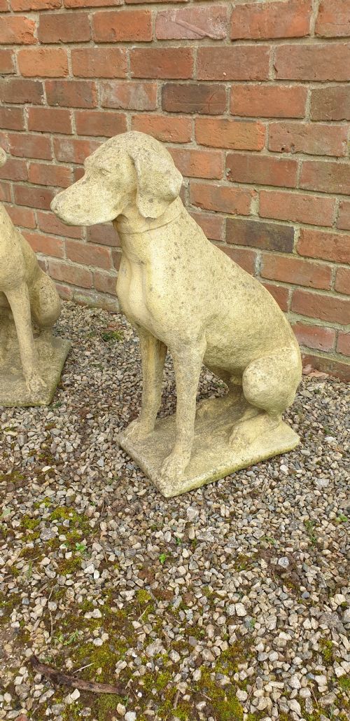 PAIRGARDEN STONE HUNTING DOGS - ADDITIONAL PHOTO 3