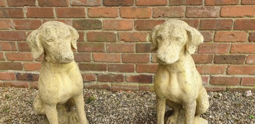 PAIRGARDEN STONE HUNTING DOGS - ADDITIONAL PHOTO 4