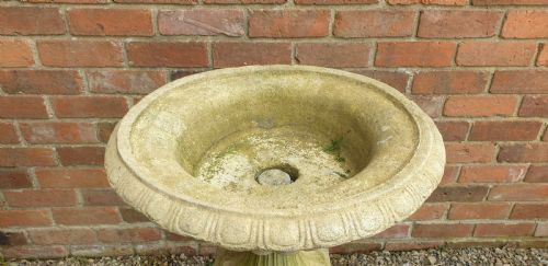 PAIR REGENCY GARDEN URNS ON PLINTHS - ADDITIONAL PHOTO 5