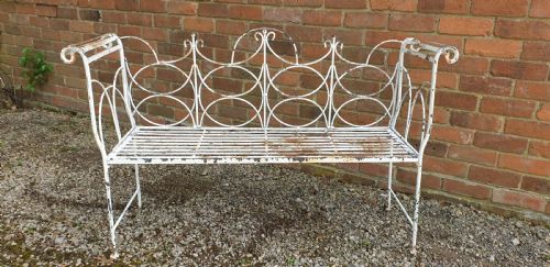 FRENCH GARDEN CONSERVATORY BENCH - ADDITIONAL PHOTO 2