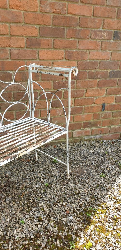 FRENCH GARDEN CONSERVATORY BENCH - ADDITIONAL PHOTO 3