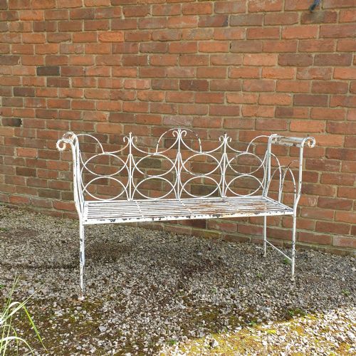 FRENCH GARDEN CONSERVATORY BENCH - ADDITIONAL PHOTO 1