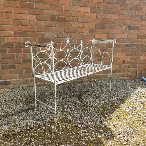 FRENCH GARDEN CONSERVATORY BENCH - ADDITIONAL PHOTO 7