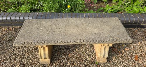 PAIR OF STONE BENCHES - ADDITIONAL PHOTO 3