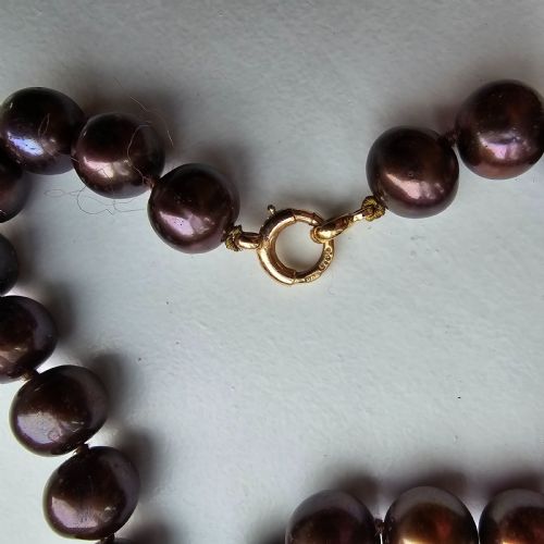 SUPER STRING BROWN FRESHWATER PEARLS - ADDITIONAL PHOTO 1