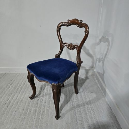 WONDERFUL VICTORIAN ROSEWOOD DESK CHAIR - ADDITIONAL PHOTO 1