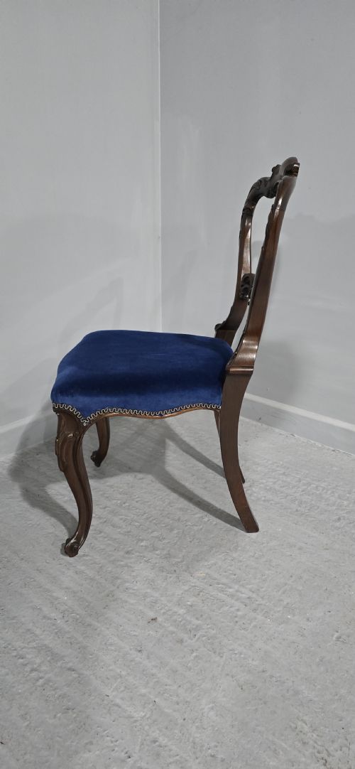 WONDERFUL VICTORIAN ROSEWOOD DESK CHAIR - ADDITIONAL PHOTO 6