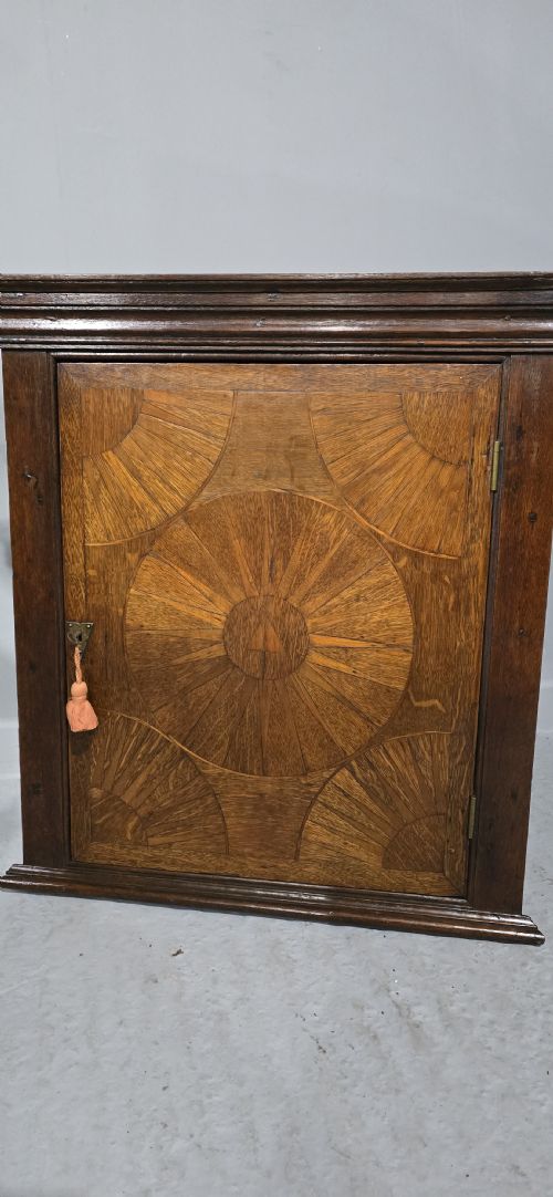 GEORGIAN INLAID CORNER CABINET - ADDITIONAL PHOTO 1