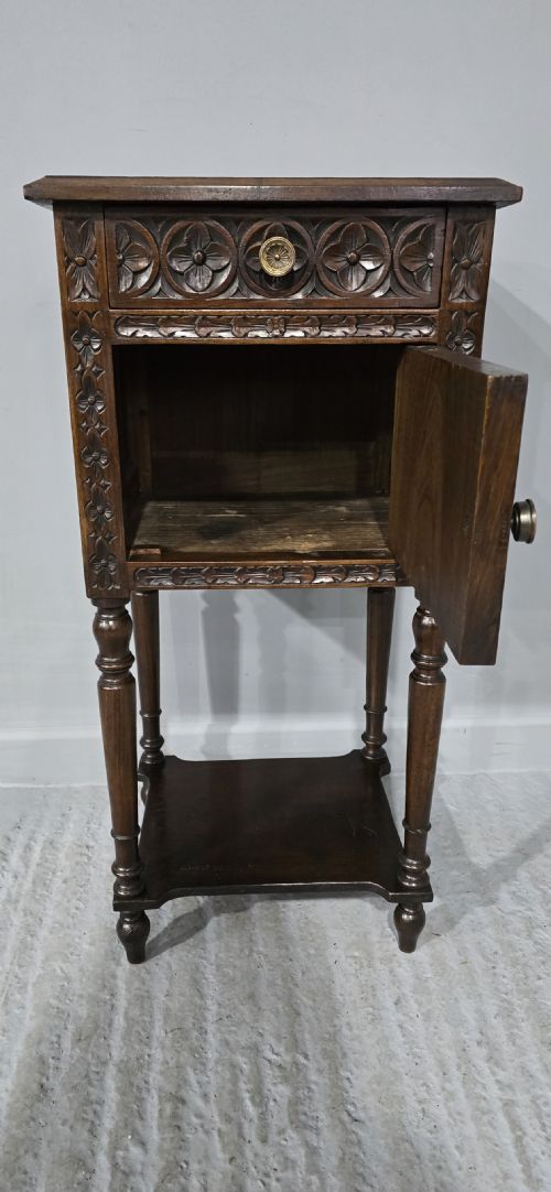 SUPER QUALITY WALNUT BEDSIDE LAMP TABLE - ADDITIONAL PHOTO 1