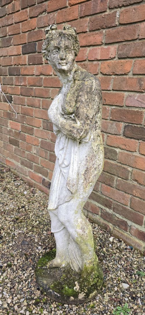 DRAPED LARGE STONE LADY - ADDITIONAL PHOTO 1