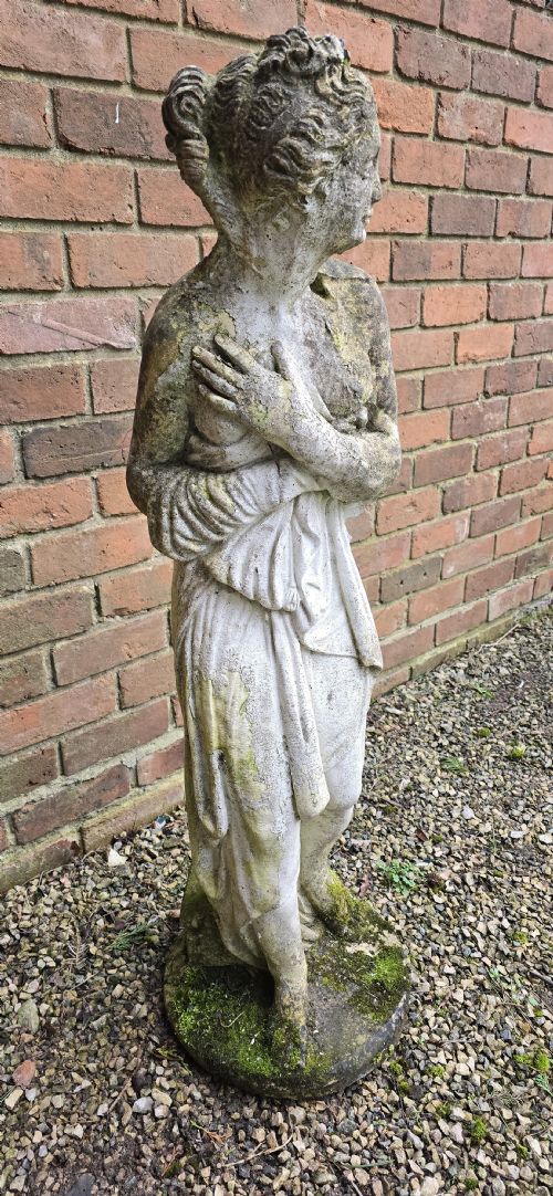 DRAPED LARGE STONE LADY - ADDITIONAL PHOTO 2