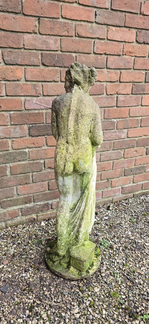 DRAPED LARGE STONE LADY - ADDITIONAL PHOTO 3