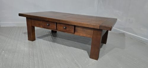 SOLID OAK PLANK COFFEE TABLE - ADDITIONAL PHOTO 6