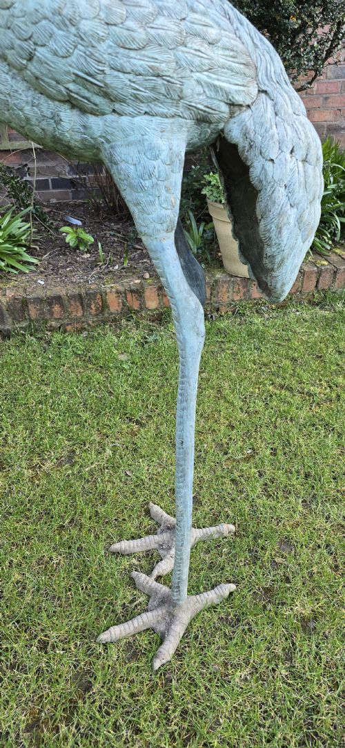 LARGE FABULOUS PAIR METAL CRANES - ADDITIONAL PHOTO 9