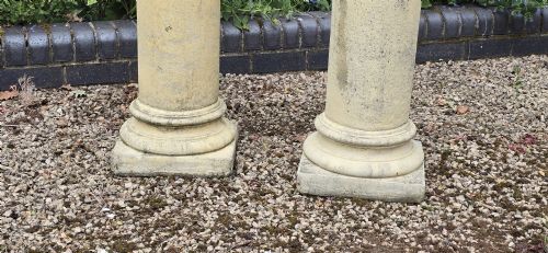 GOOD PAIR CORINTHAN COLUMNS - ADDITIONAL PHOTO 3