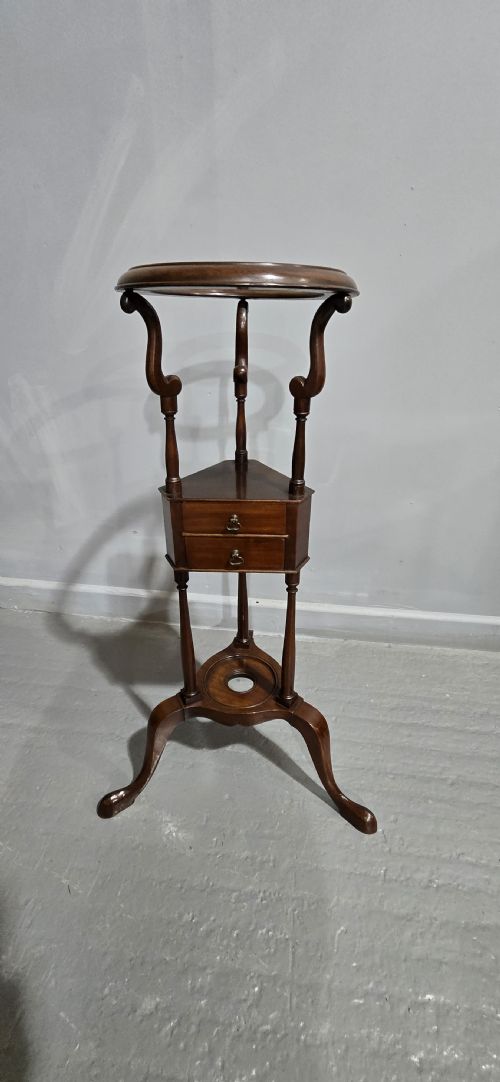 GEORGIAN MAHOGANY WIG STAND - ADDITIONAL PHOTO 1