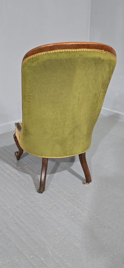 REGENCY MAHOGANY SLIPPER CHAIR - ADDITIONAL PHOTO 3