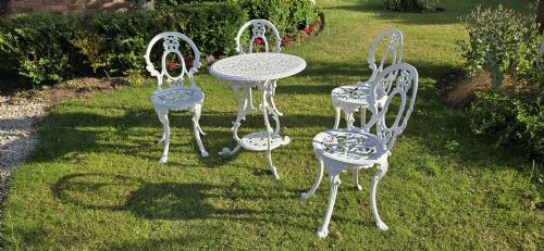 SUPER VINTAGE CONSERVATORY GARDEN TABLE AND CHAIRS - ADDITIONAL PHOTO 8