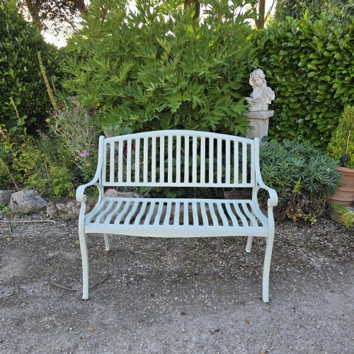 GOOD CONSERVATORY GARDEN BENCH - ADDITIONAL PHOTO 2