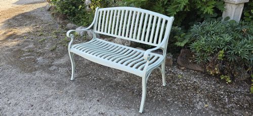 GOOD CONSERVATORY GARDEN BENCH - ADDITIONAL PHOTO 5