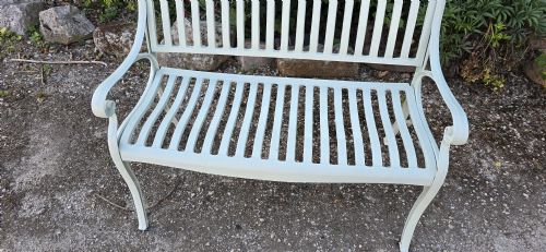 GOOD CONSERVATORY GARDEN BENCH - ADDITIONAL PHOTO 6