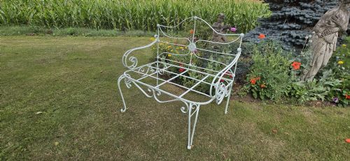 ANTIQUE GARDEN BENCH - ADDITIONAL PHOTO 3