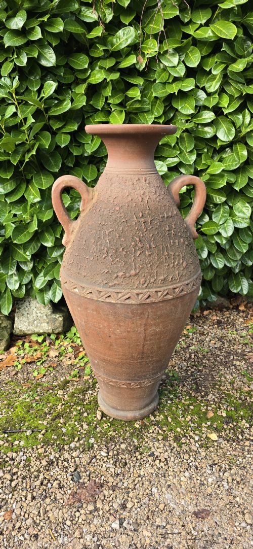 LARGE TERRACOTTA OIL JAR - ADDITIONAL PHOTO 1