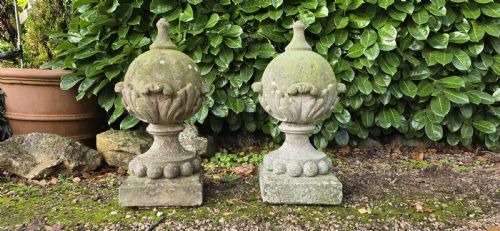 PAIR LARGE ARCHITECTURAL POST SEPTRE FINIALS - ADDITIONAL PHOTO 6