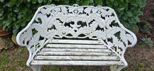 SUPER TWO SEAT LEAF GARDEN BENCH - ADDITIONAL PHOTO 3