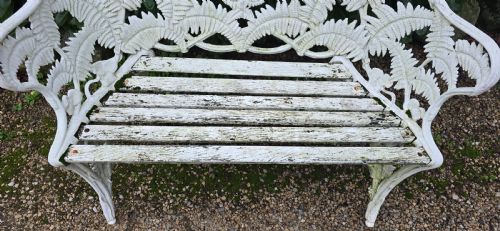 SUPER TWO SEAT LEAF GARDEN BENCH - ADDITIONAL PHOTO 4