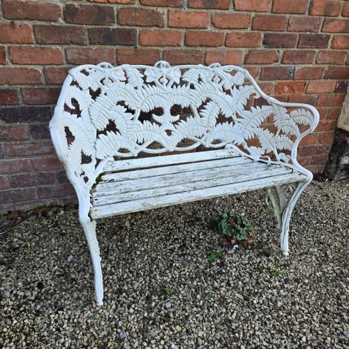 SUPER TWO SEAT LEAF GARDEN BENCH - ADDITIONAL PHOTO 1