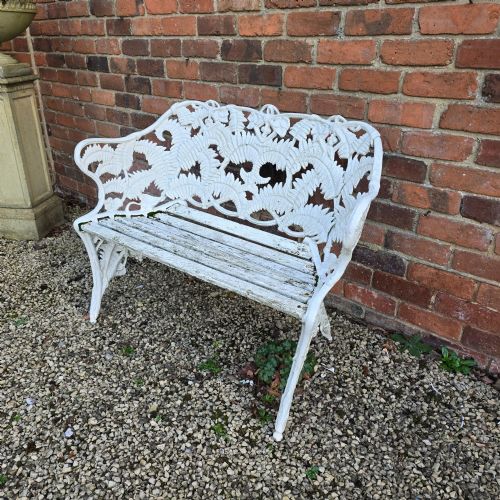 SUPER TWO SEAT LEAF GARDEN BENCH - ADDITIONAL PHOTO 12