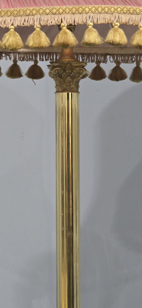 BRASS CORINTHIAN STANDARD LAMP - ADDITIONAL PHOTO 3