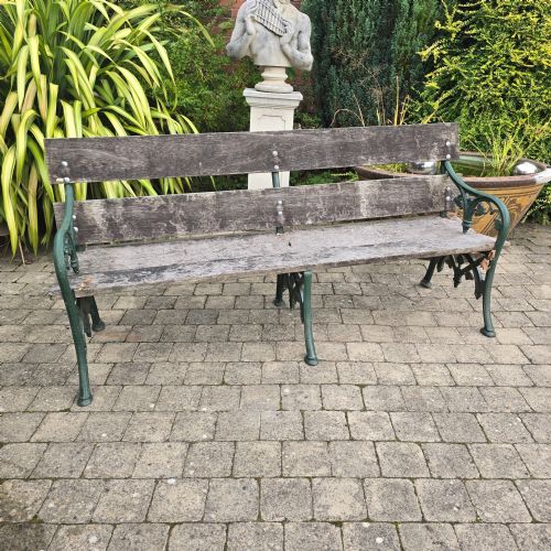 Super Cast Iron Garden Bench