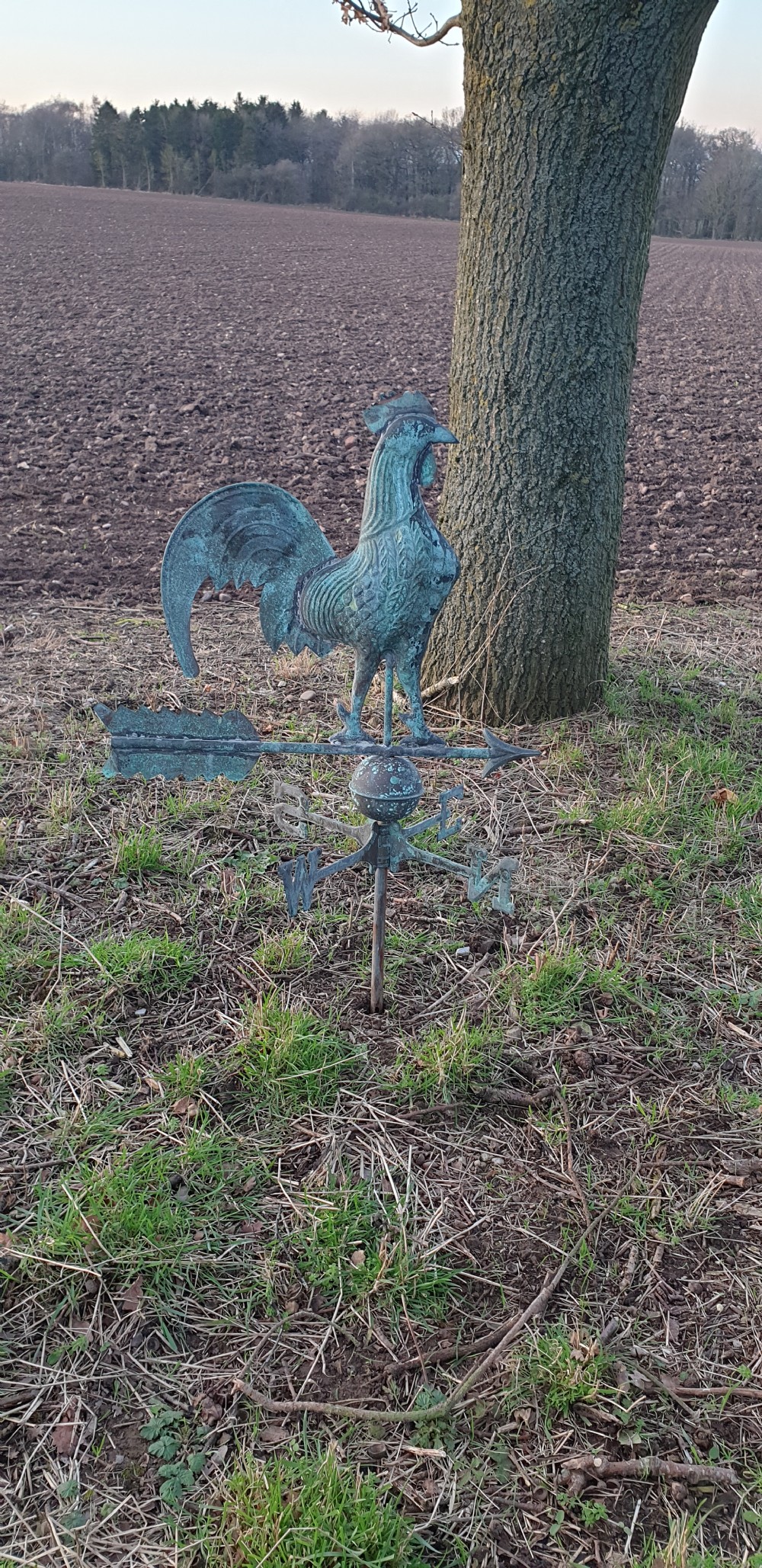 French Copper Weather Vane View V