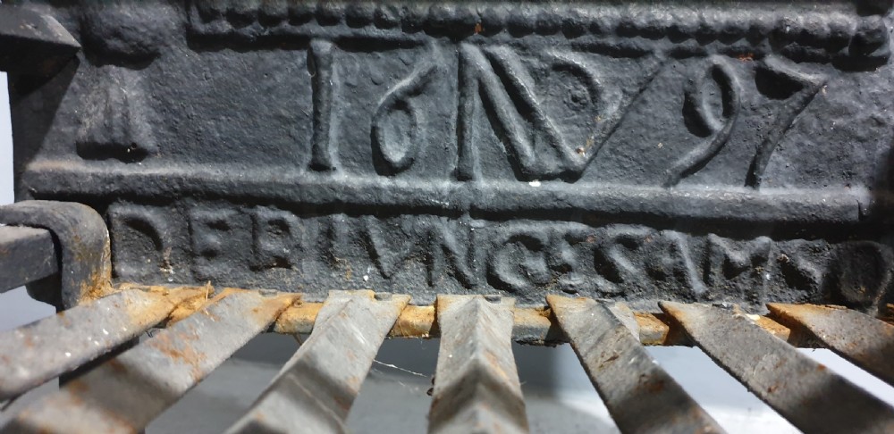 Superb Cast Iron Grate View V