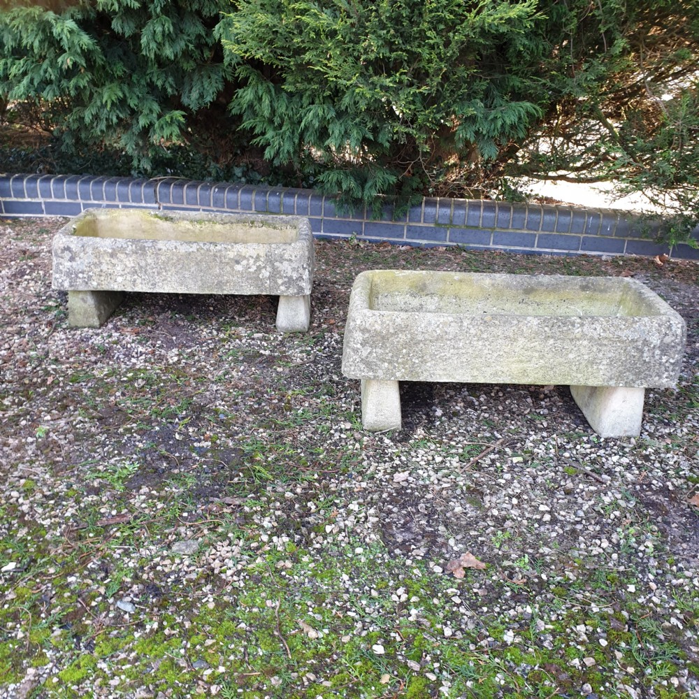 A Very Good Pair Garden Troughs