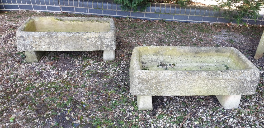 A Very Good Pair Garden Troughs View II