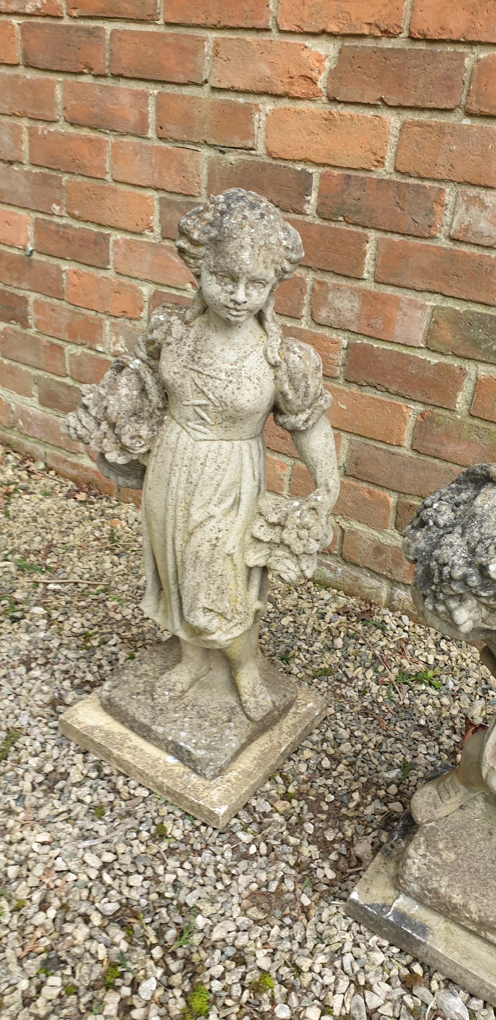 Very Nice Pair Garden Statues View III